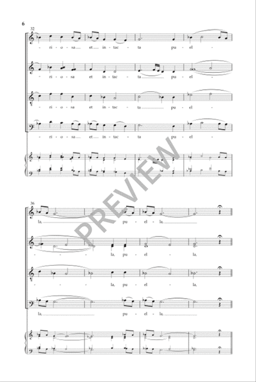 Ave Generosa (SATB) Divisi scores gallery preview page 7