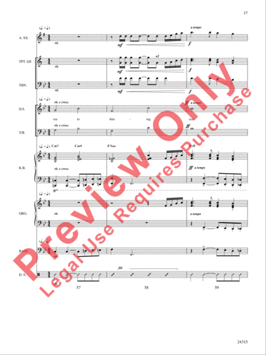 America, the Beautiful America, the Beautiful Choir scores gallery preview page 18