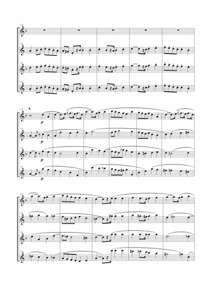 Overture from "L'Arlesienne Suite No. 1" for Saxophone Quartet image number null