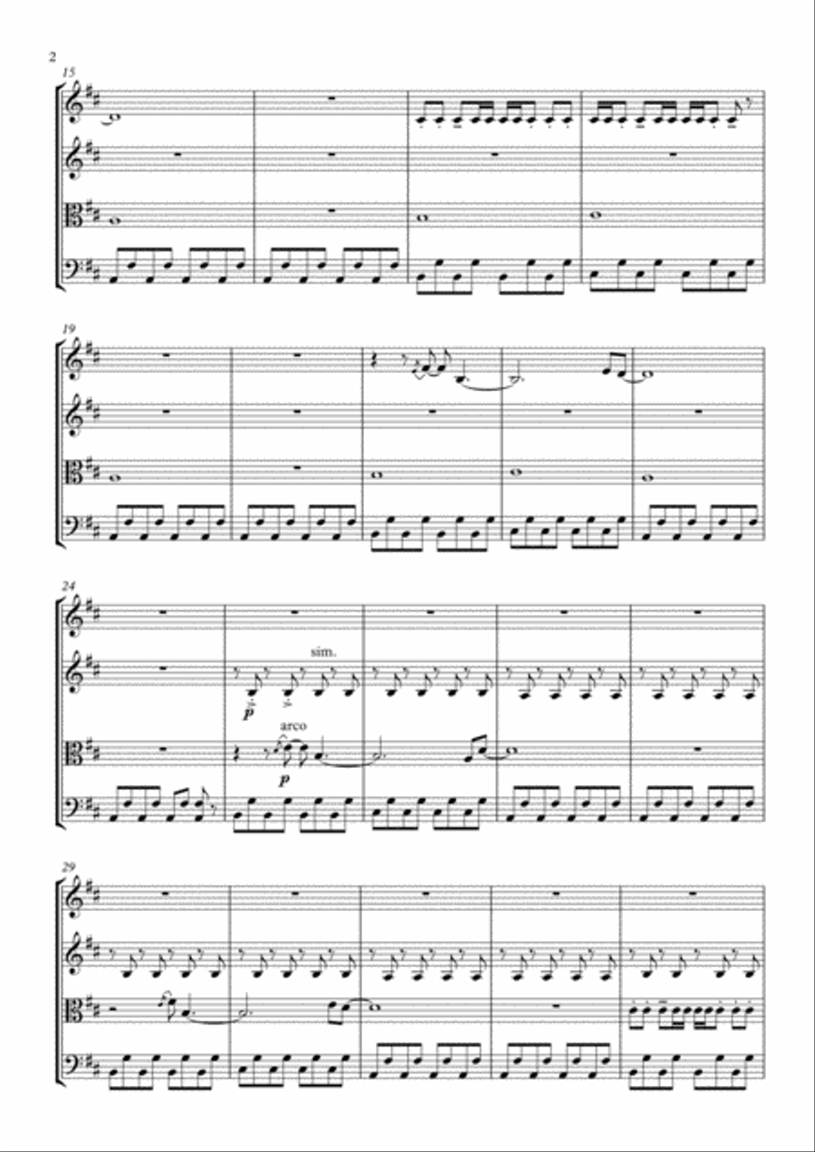Milk String Quartet scores gallery preview page 2