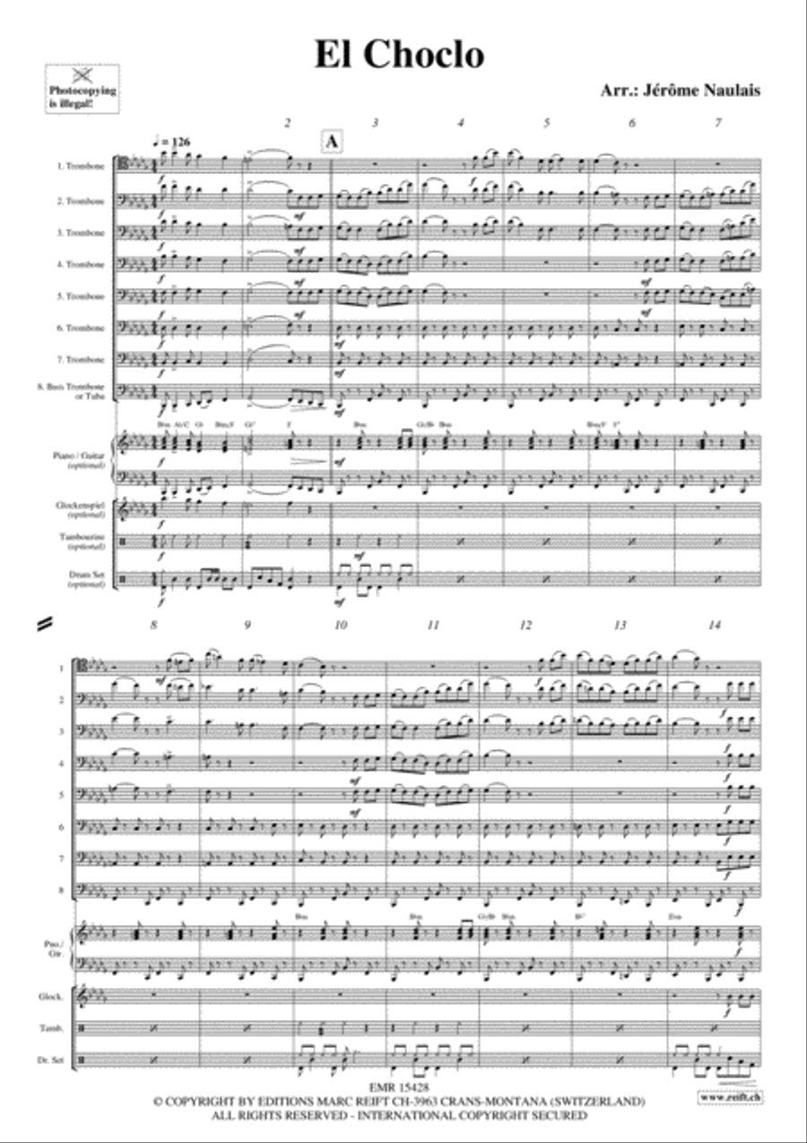 El Choclo Trombone scores gallery preview page 3