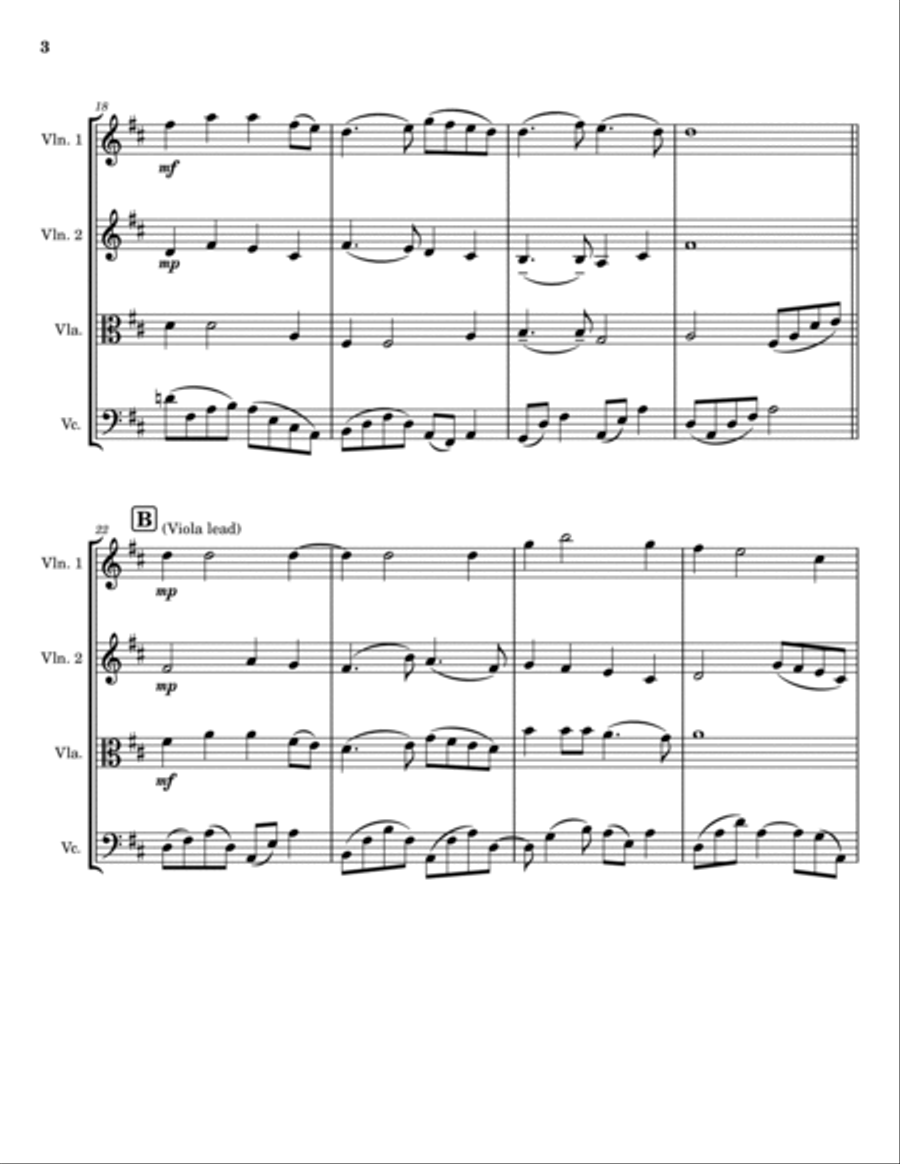 As The Deer String Quartet scores gallery preview page 3