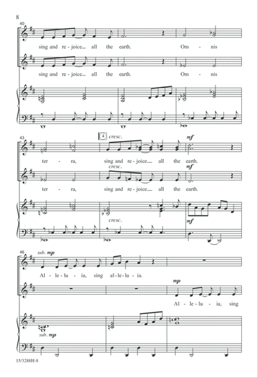 A Joyful Song SSA scores gallery preview page 8