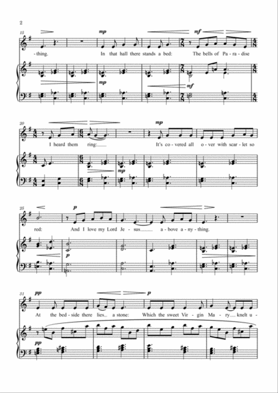 Down in Yon Forest Voice scores gallery preview page 4