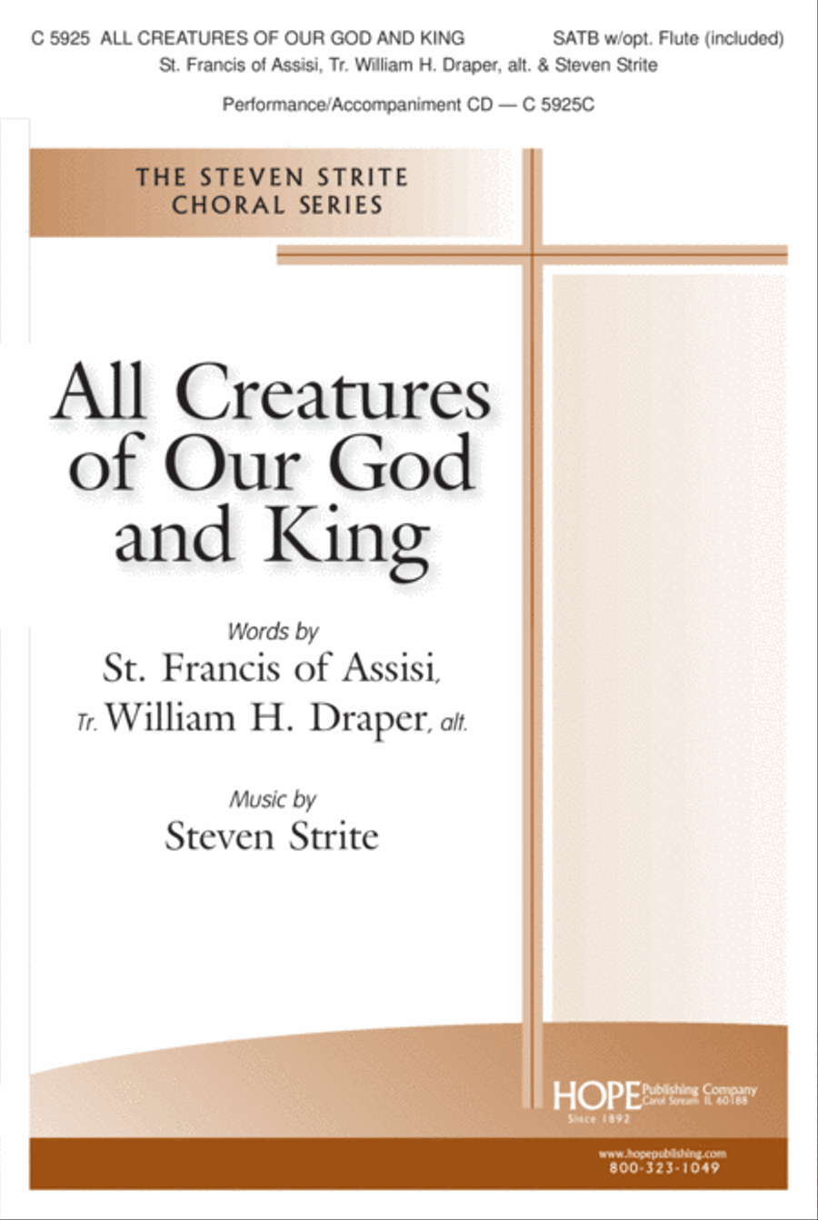 All Creatures of Our God and King 4-Part scores gallery preview page 1