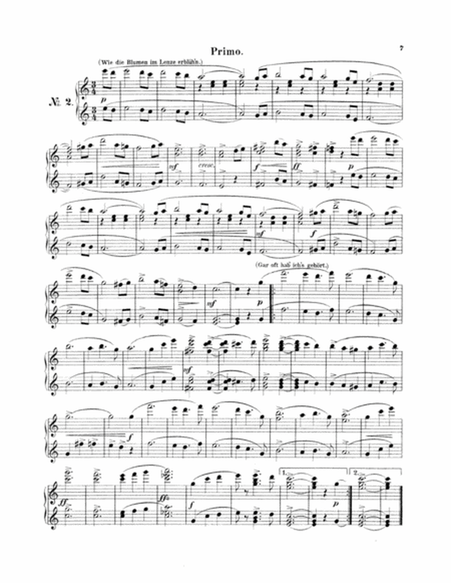 Lehar The Merry Widow Waltz, for piano duet(1 piano, 4 hands), PL801