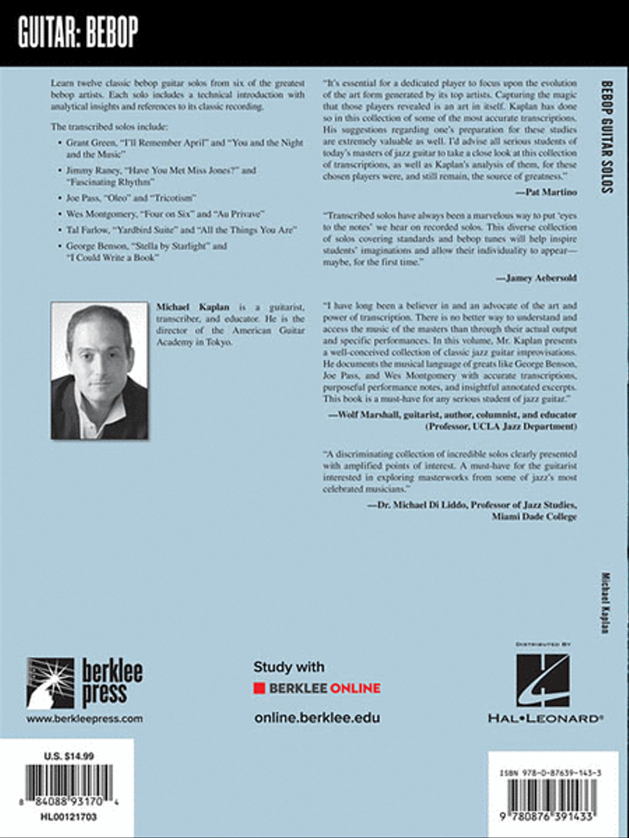 Bebop Guitar Solos Bebop Guitar Solos Electric Guitar scores gallery preview page 2