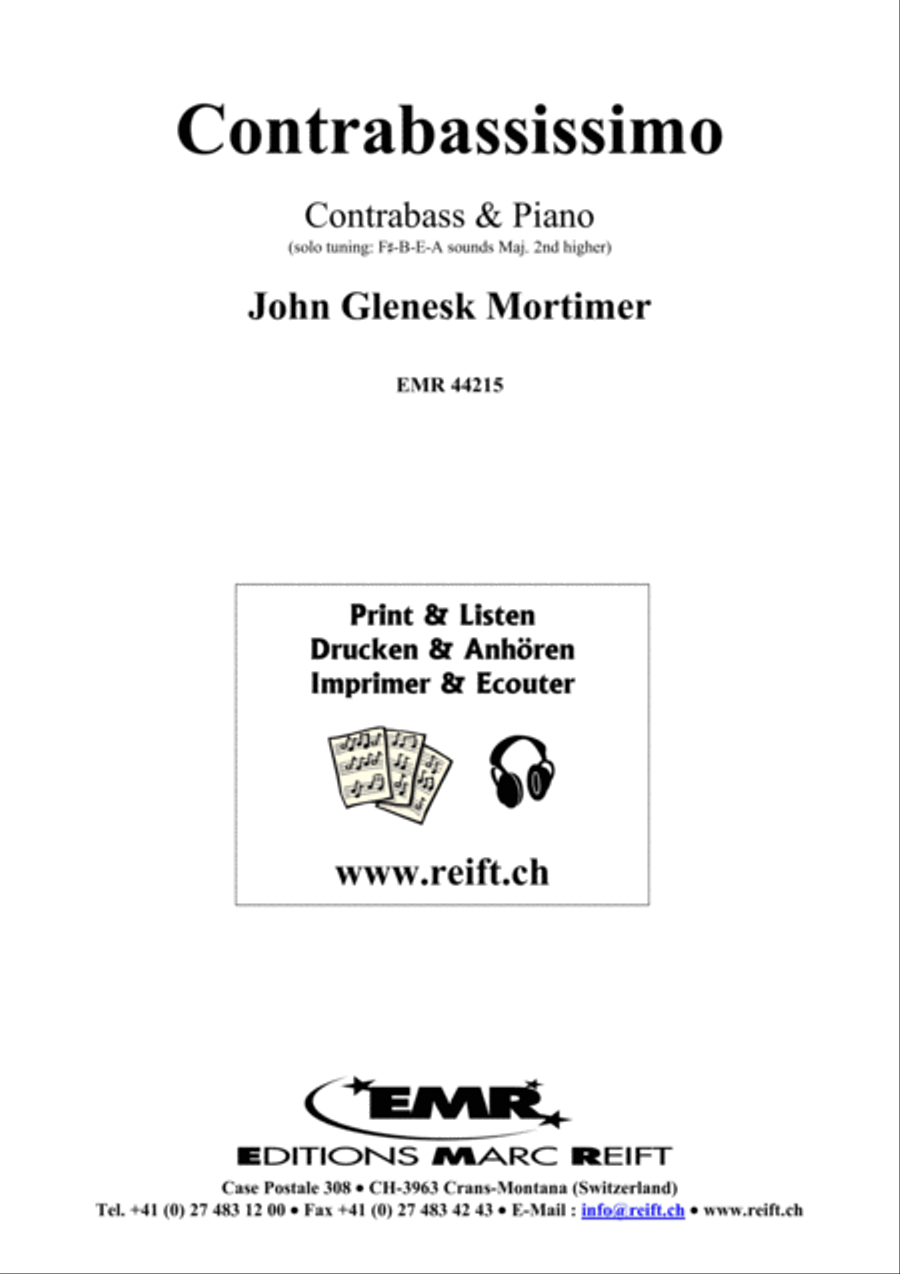 Contrabassissimo Double Bass scores gallery preview page 2