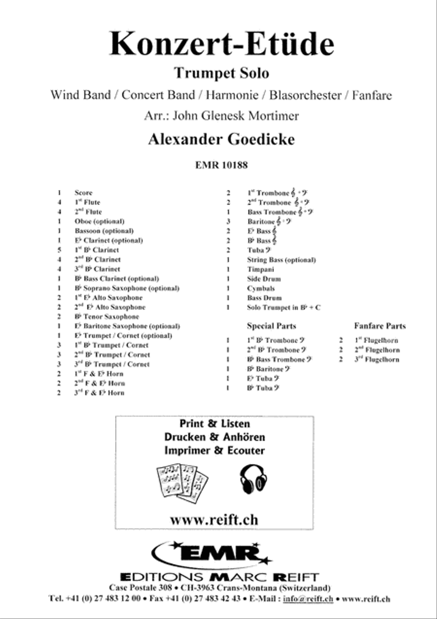 Konzert-Etude Concert Band scores gallery preview page 2