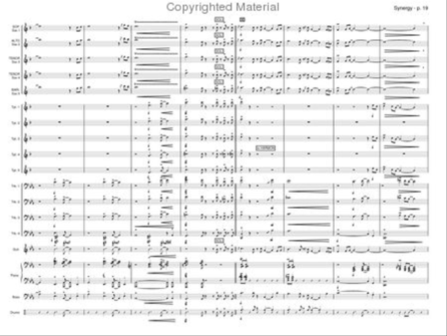 Synergy Jazz Ensemble scores gallery preview page 18