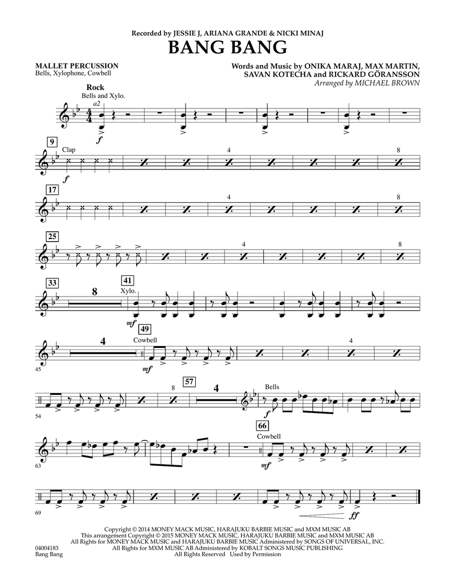 Bang Bang - Mallet Percussion