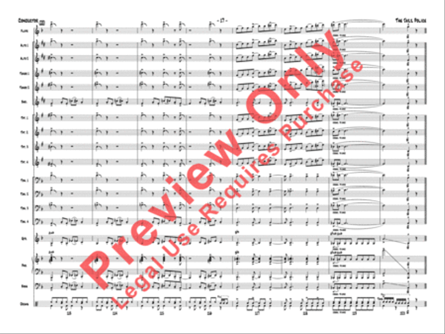 The Jazz Police Jazz Ensemble scores gallery preview page 20