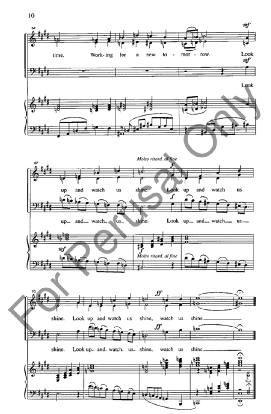 Children Of Tomorrow 3-Part scores gallery preview page 9