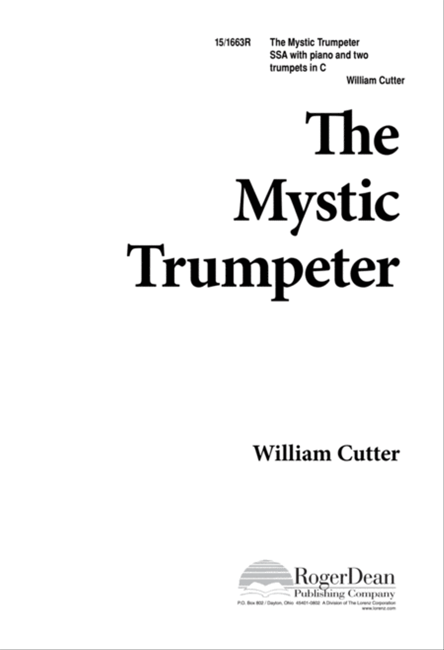 The Mystic Trumpeter SSA scores gallery preview page 1
