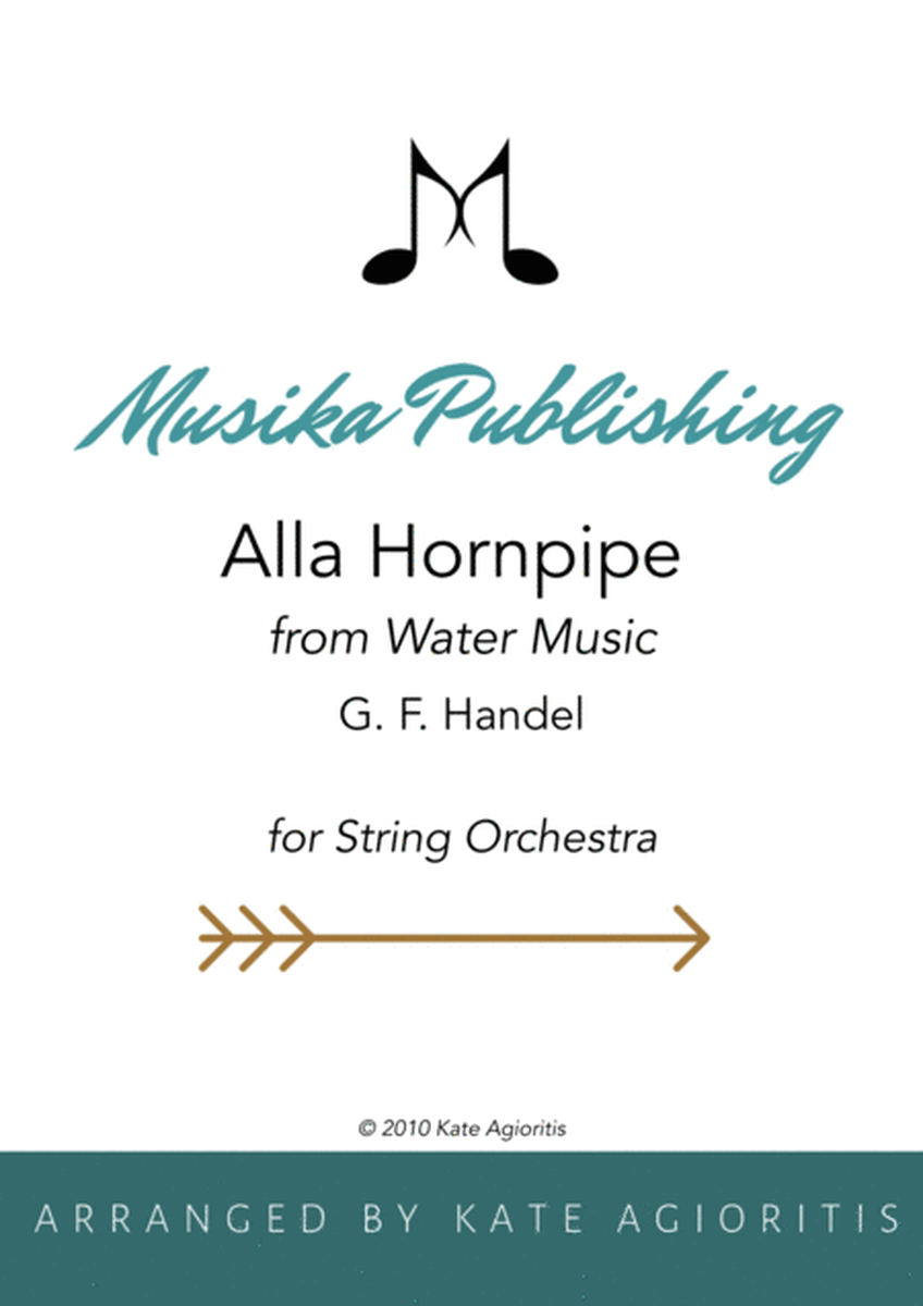 Alla Hornpipe from Handel's Water Music - for String Orchestra image number null