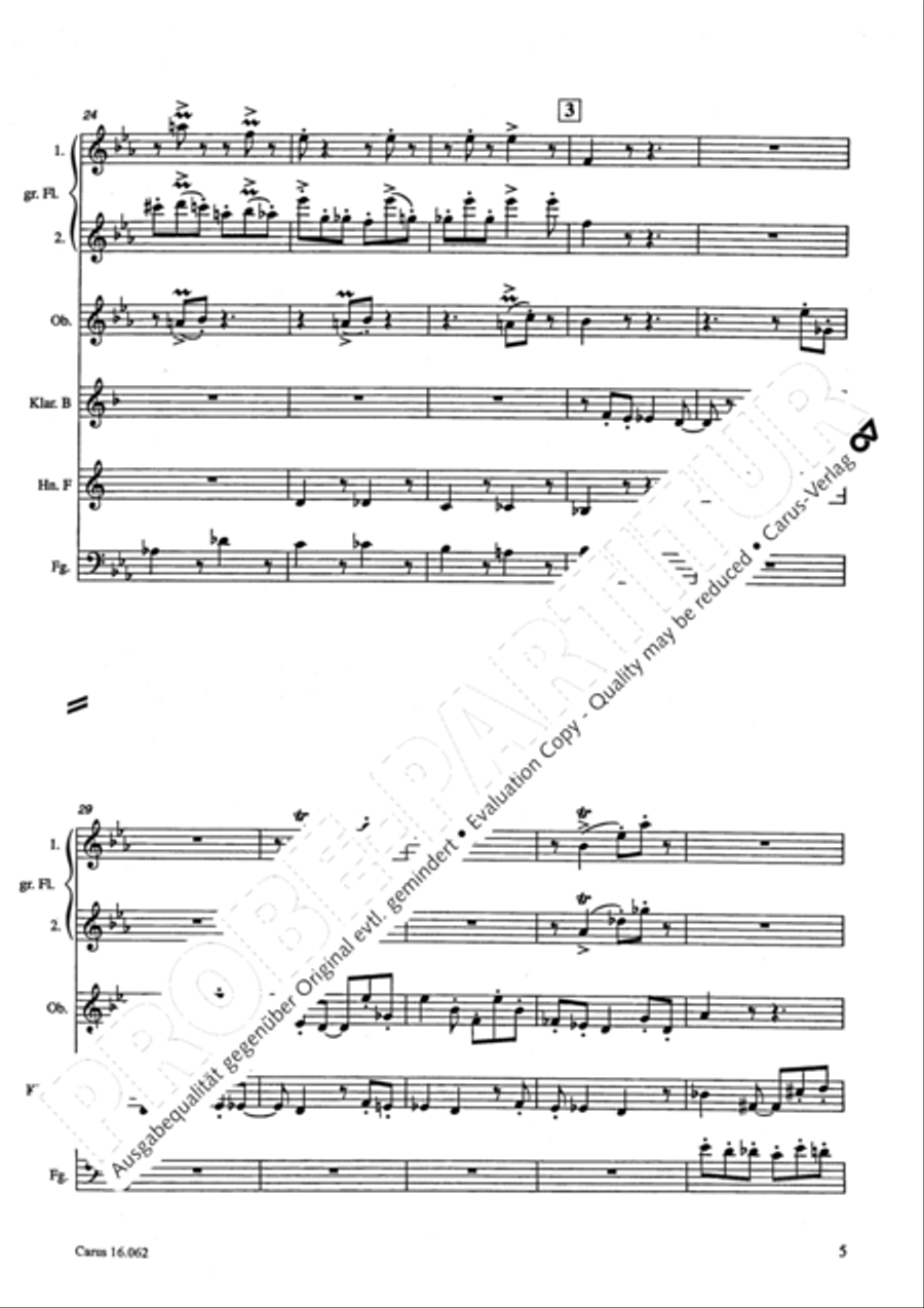 Musik fur sechs Blaser Musik fur sechs Blaser Bassoon scores gallery preview page 8