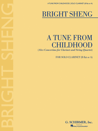 Book cover for A Tune from Childhood