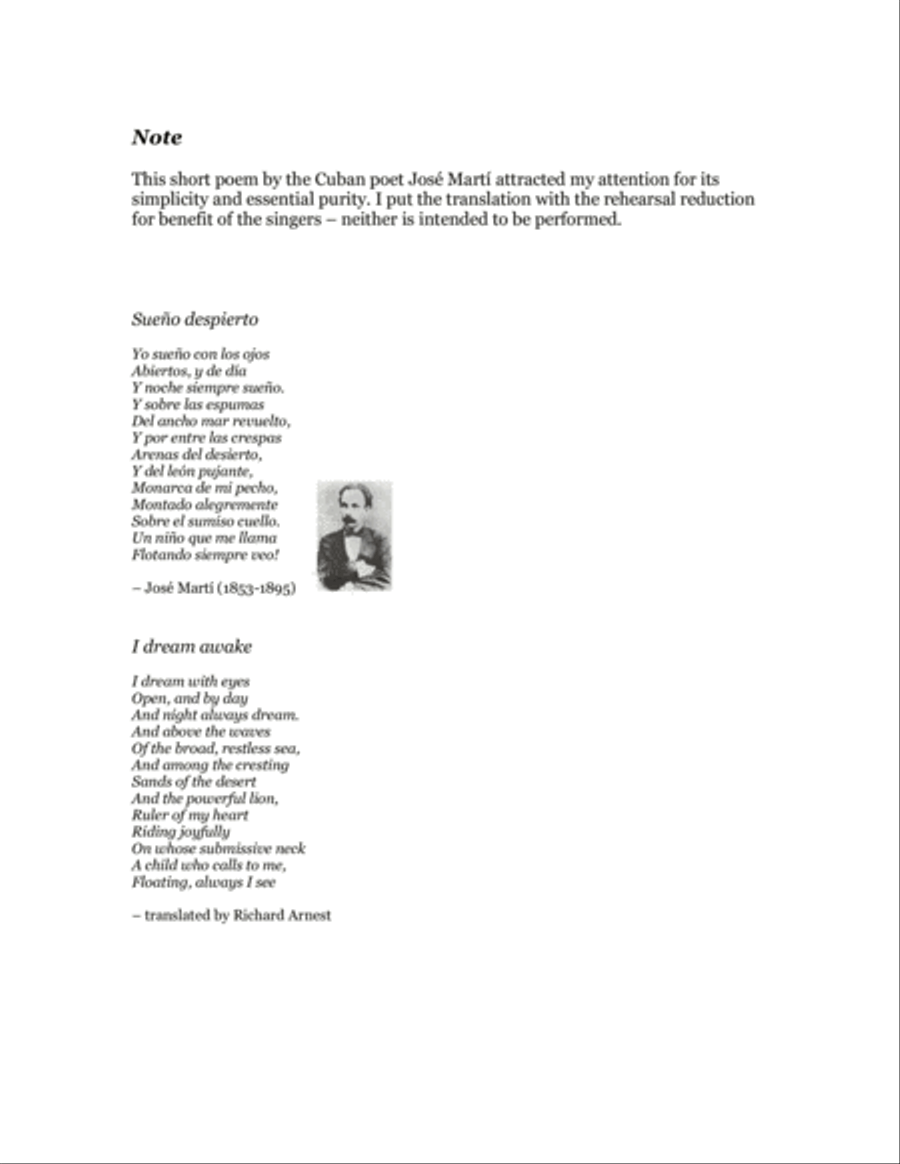 Sueño Despierto (I dream, awake...) SSA scores gallery preview page 2