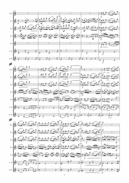 English Suite arr. flute choir image number null