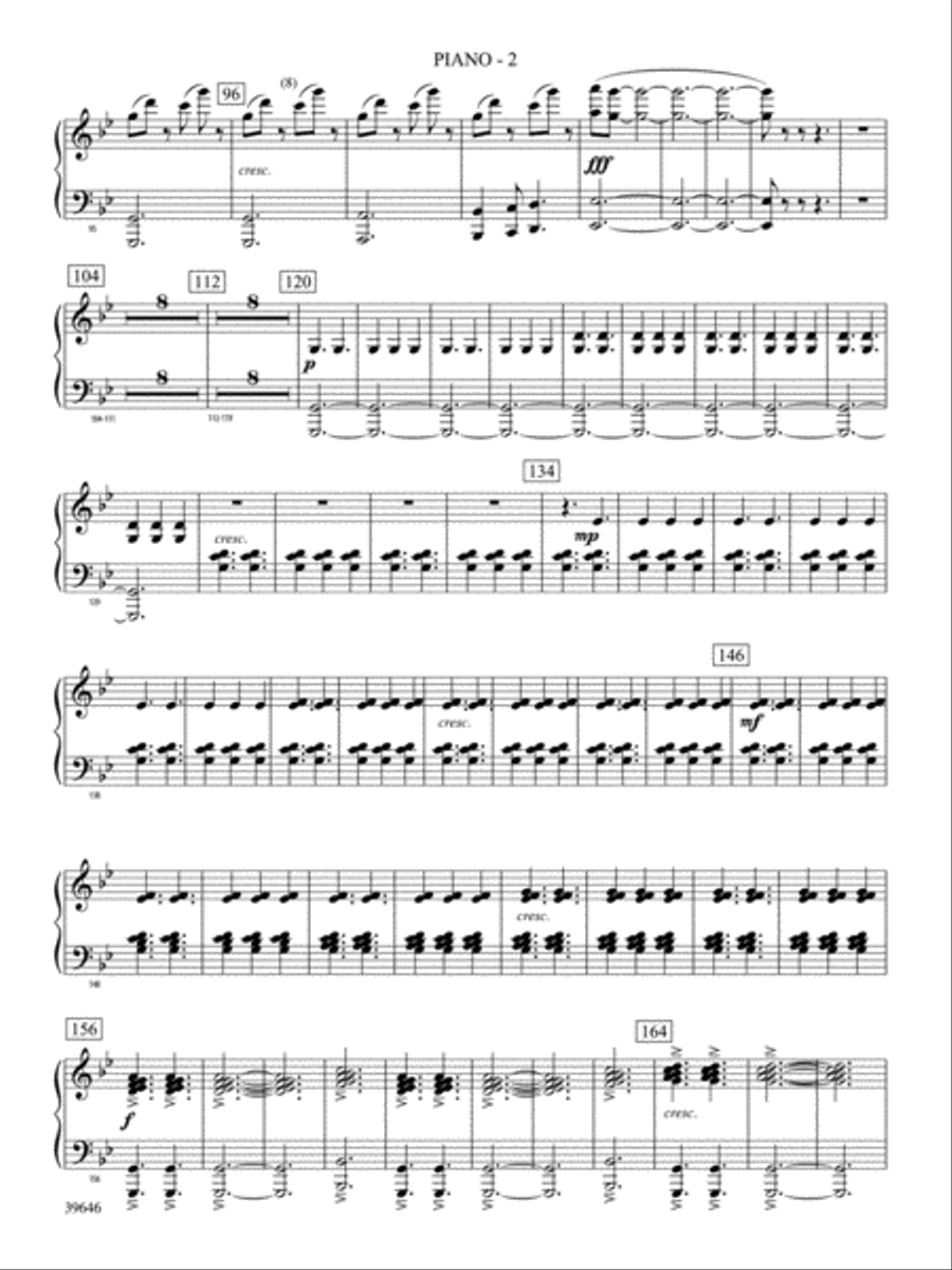 Scarborough Fair: Piano Accompaniment Concert Band scores gallery preview page 2