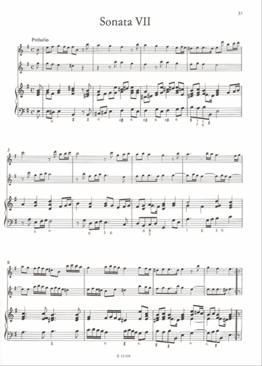 7 sonate facili ket fuvolara (ket furulyara) es Flute Duet scores gallery preview page 4