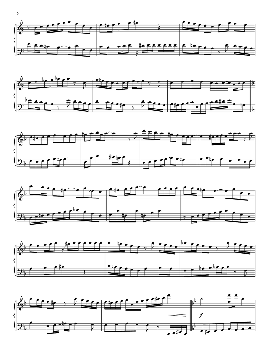 Fuga Y Misterio Piano Solo scores gallery preview page 2