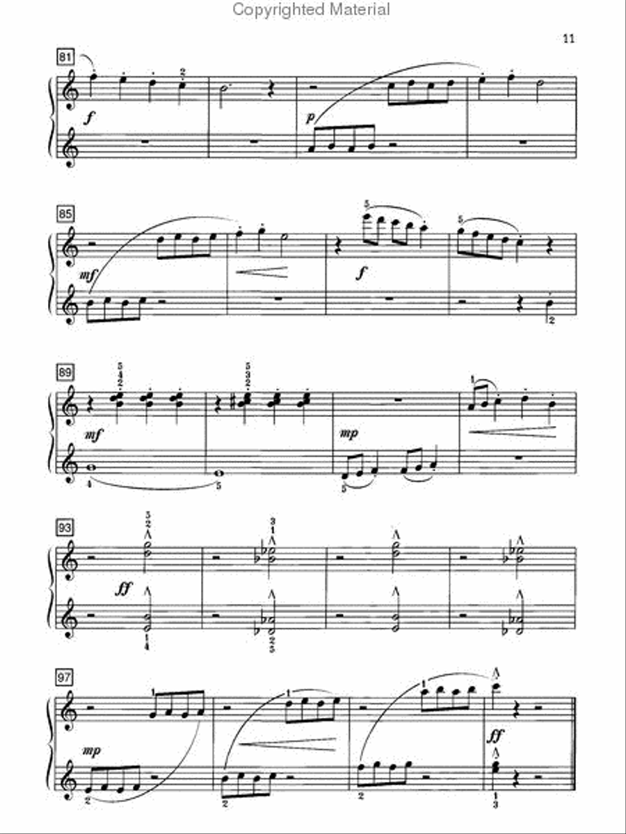 Festival Overture Small Ensemble scores gallery preview page 5