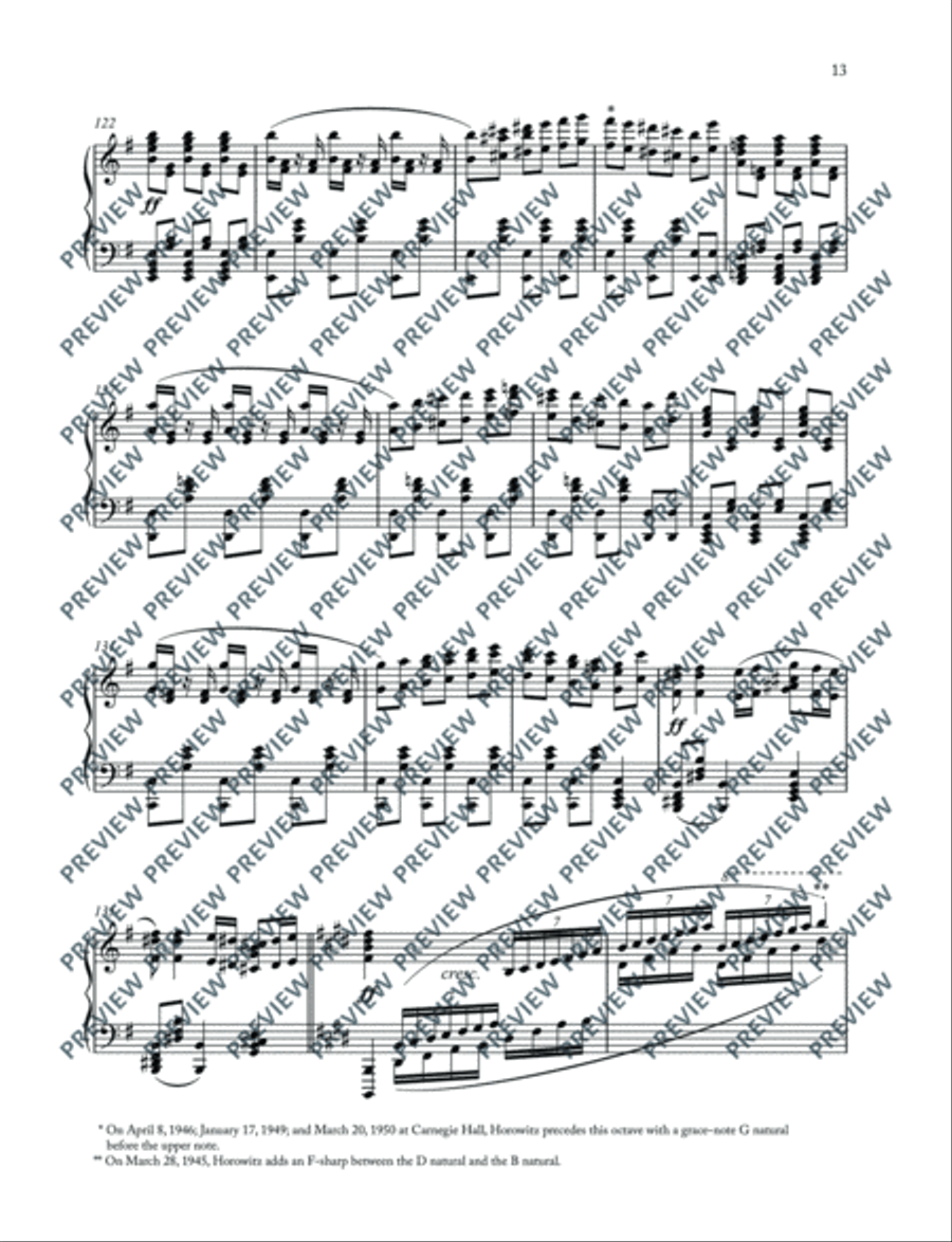 Carmen Variations Piano Solo scores gallery preview page 14