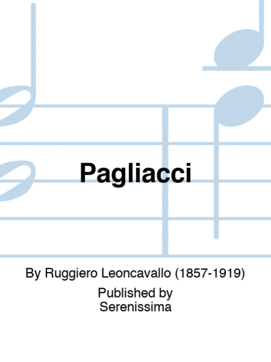 Pagliacci Pagliacci Set of Parts scores gallery preview page 1