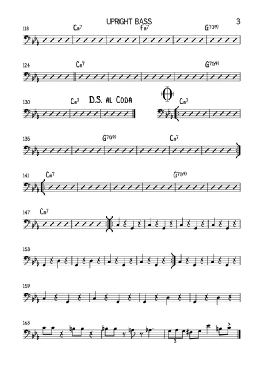 Egyptian Ella (Tpt, Clarinet, Tnr, Tbn) Jazz Ensemble scores gallery preview page 6