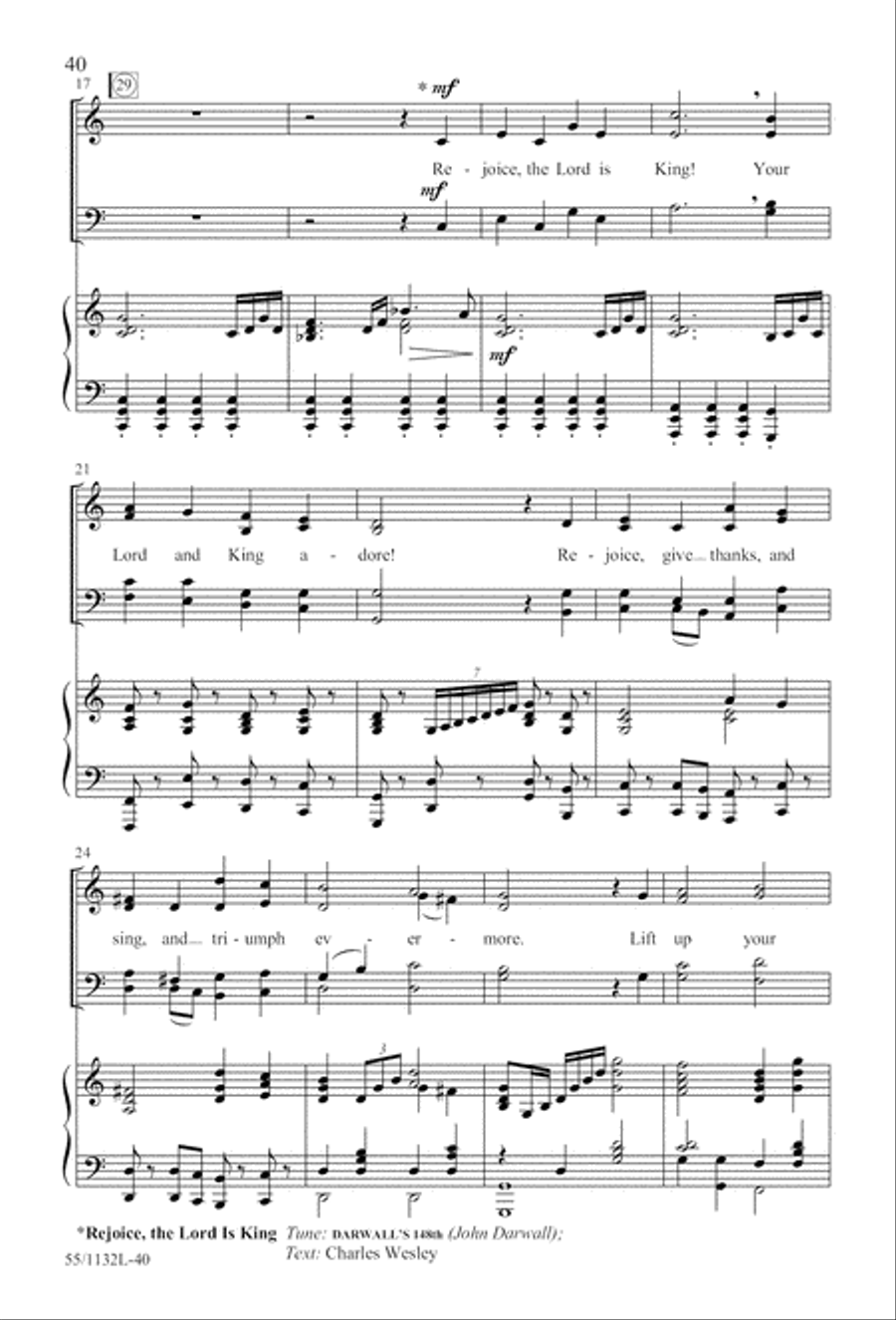 Journey to the Cross 4-Part scores gallery preview page 40