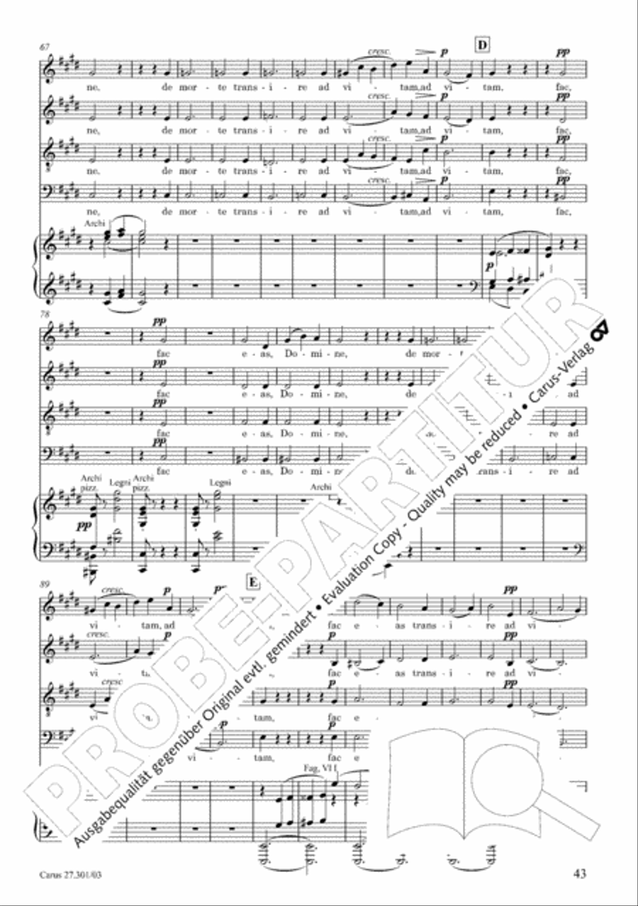 Requiem in F minor Requiem in F minor 4-Part scores gallery preview page 48