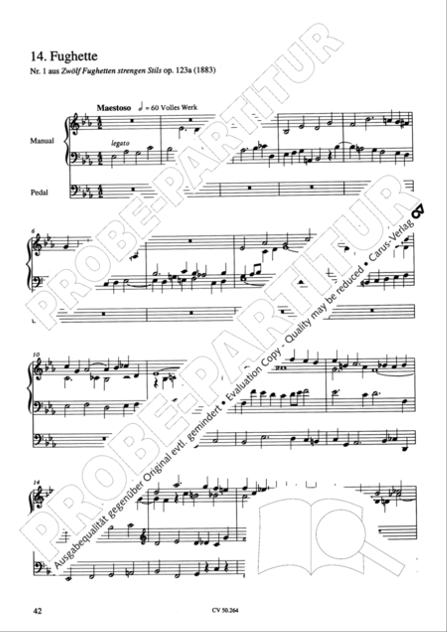 Free organ music for the Worship Service Organ Solo scores gallery preview page 43