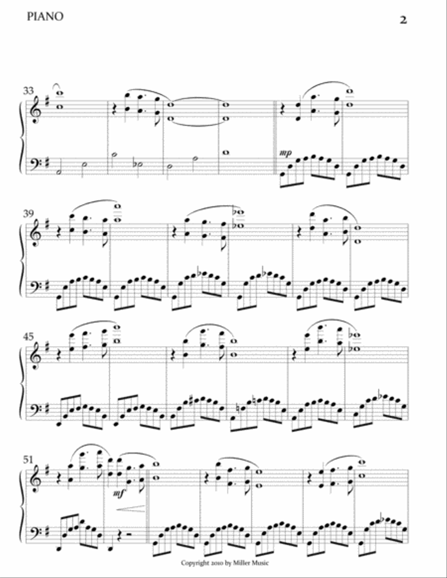 Rainbow of Hope Piano Solo scores gallery preview page 2