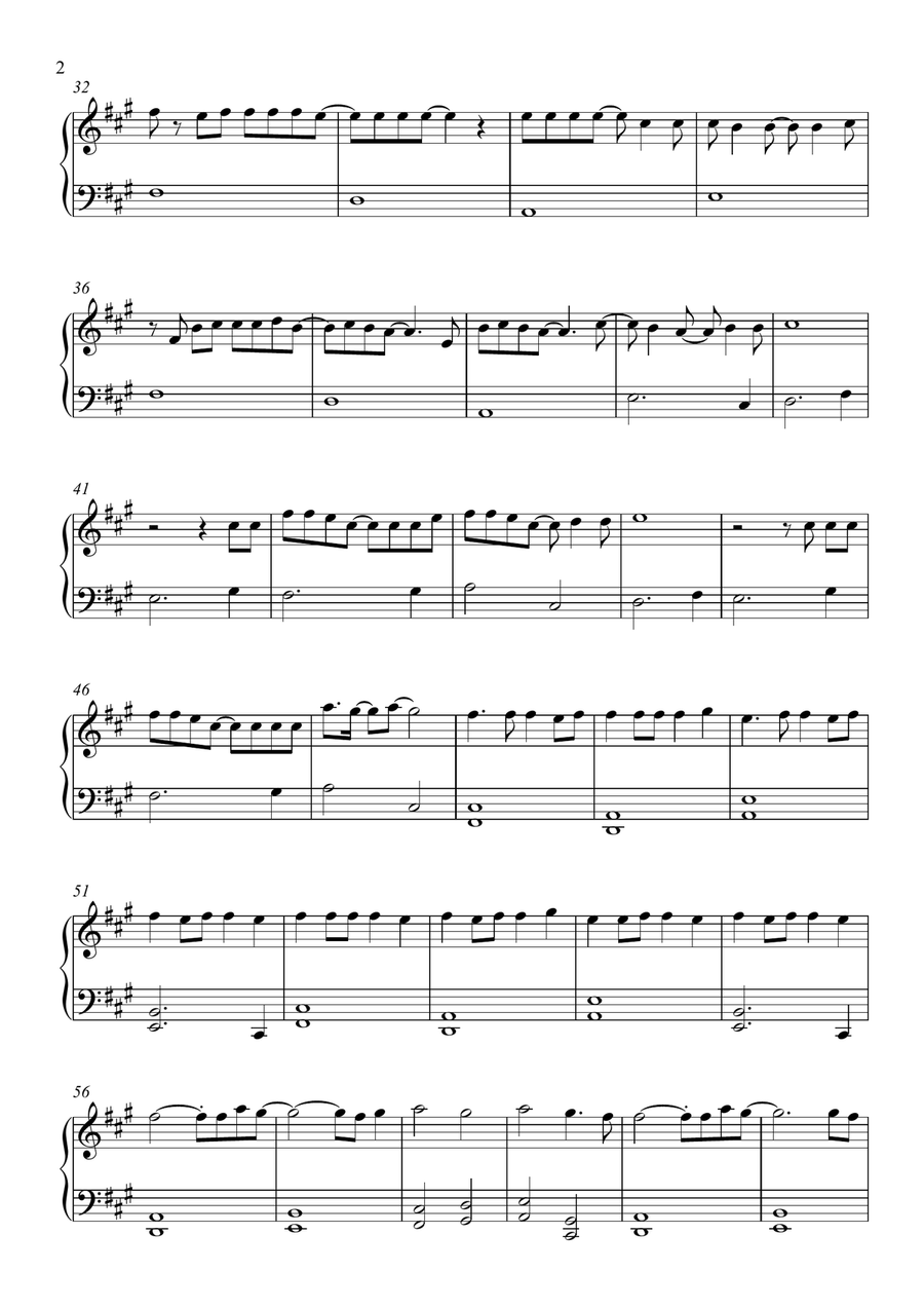 Numb Easy Piano scores gallery preview page 2