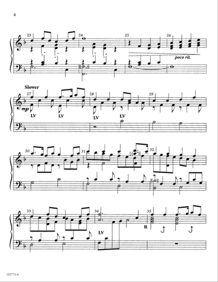 When I Can Read My Title Clear 5-Octaves scores gallery preview page 4