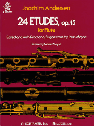 Book cover for 24 Etudes, Op. 15