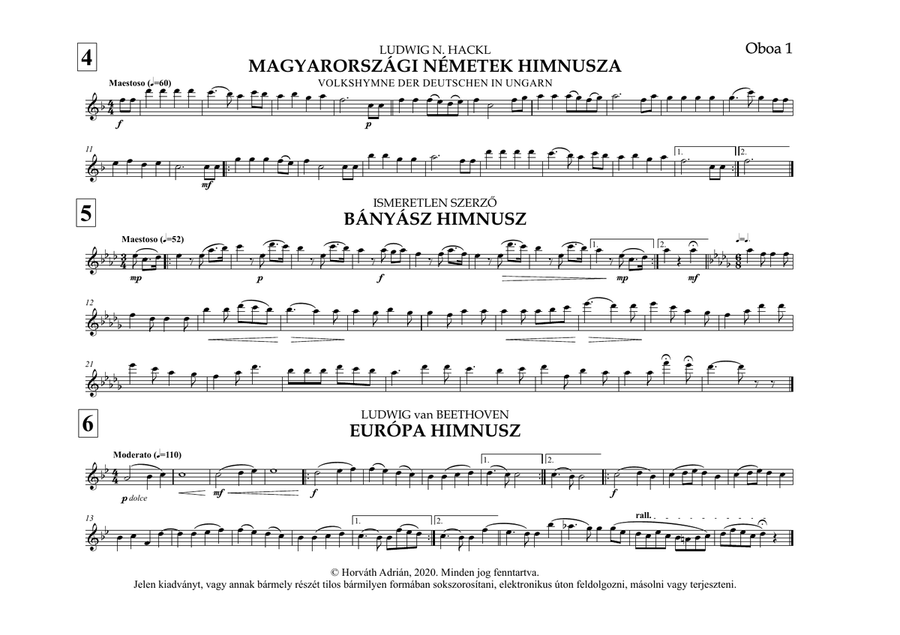 Indulókönyv 2020 - 04 Oboa 1 Concert Band scores gallery preview page 6