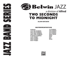 Book cover for Two Seconds to Midnight: Score