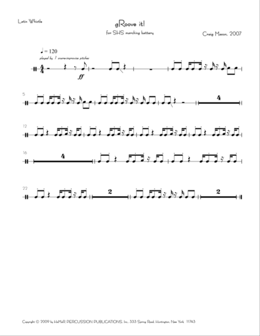 gRoove it! Snare Drum scores gallery preview page 1