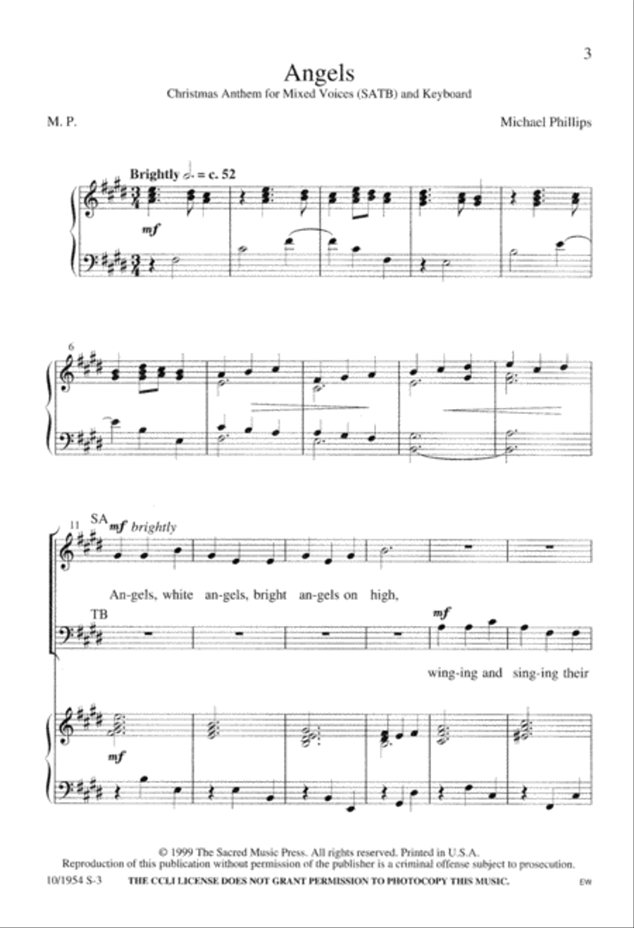 Angels 4-Part scores gallery preview page 3