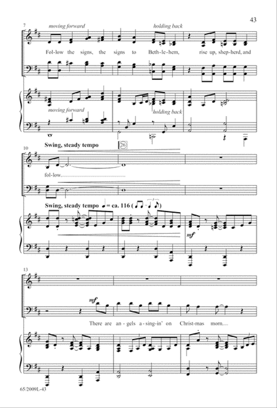 Rise Up! A New Light A-Comin’ 4-Part scores gallery preview page 44