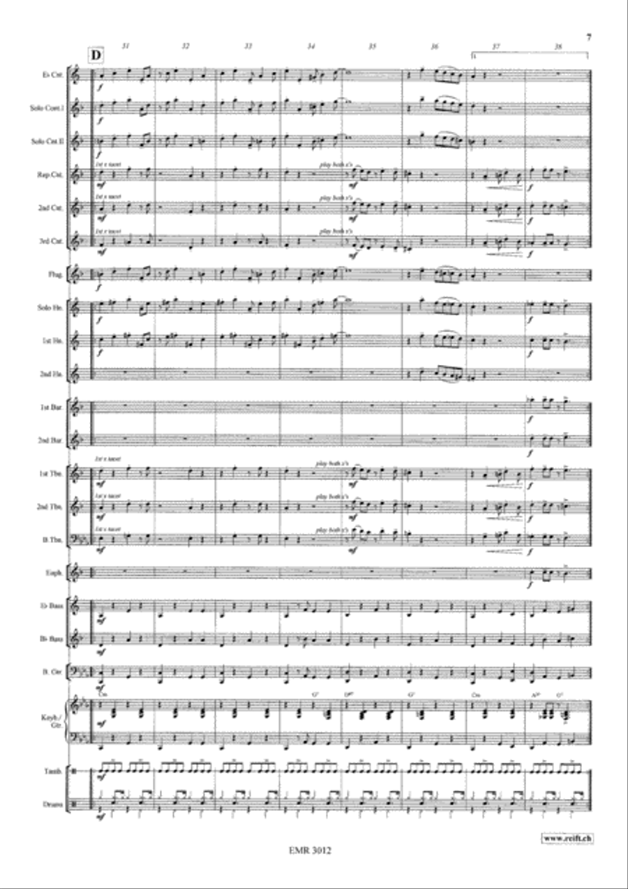 Puttin' On The Ritz Brass Band scores gallery preview page 8