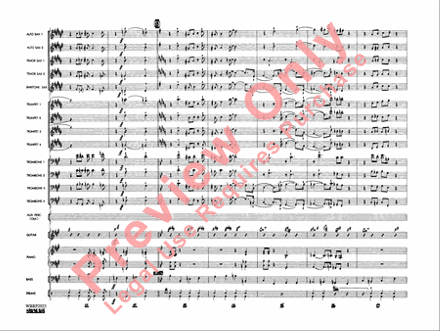 Mack the Knife (from The Threepenny Opera) Jazz Ensemble scores gallery preview page 19