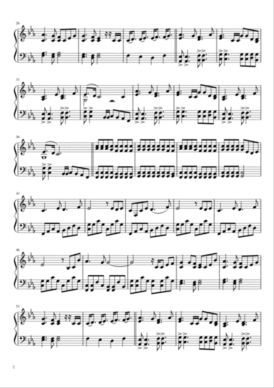Hymn For The Weekend Small Ensemble scores gallery preview page 2