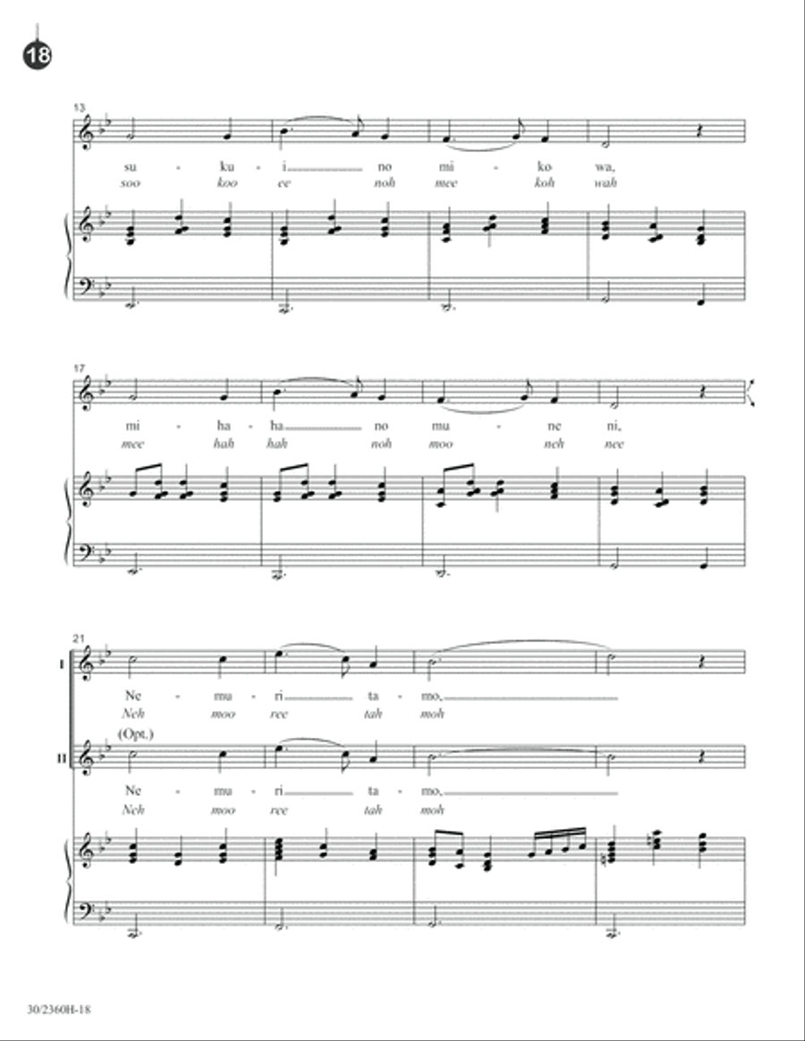 It's Christmas Everywhere! Unison Choir scores gallery preview page 19
