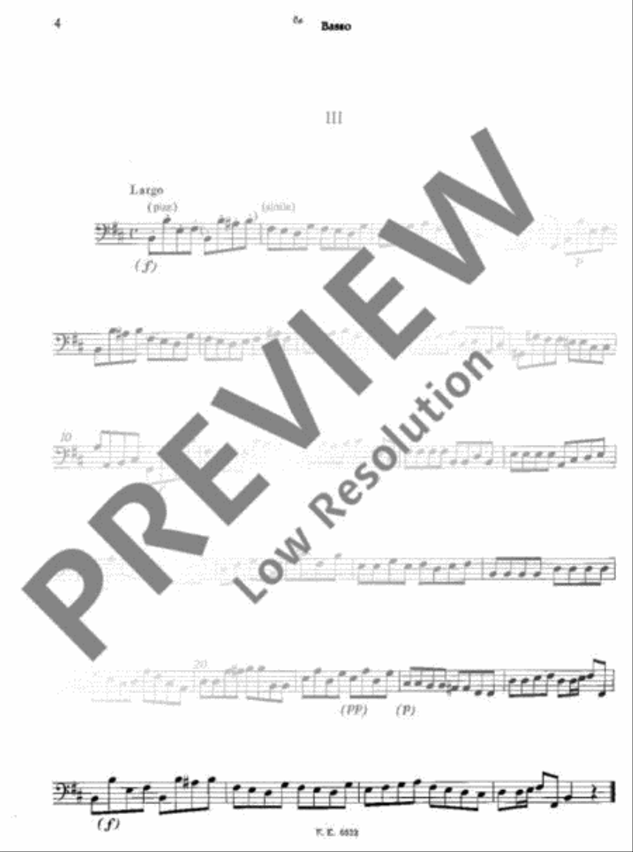 Concerto D major Part scores gallery preview page 5