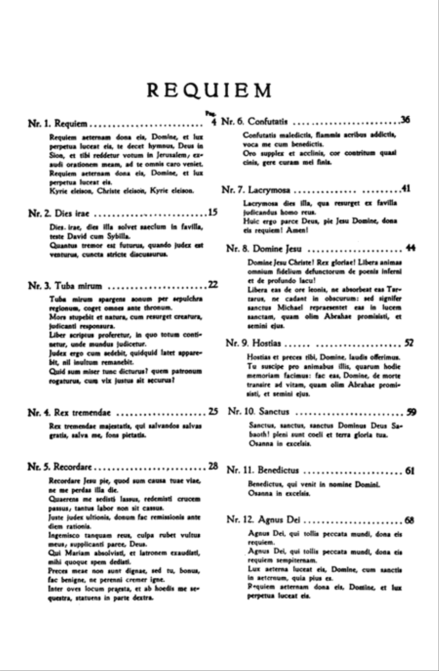 Requiem Mass, K. 626 4-Part scores gallery preview page 5