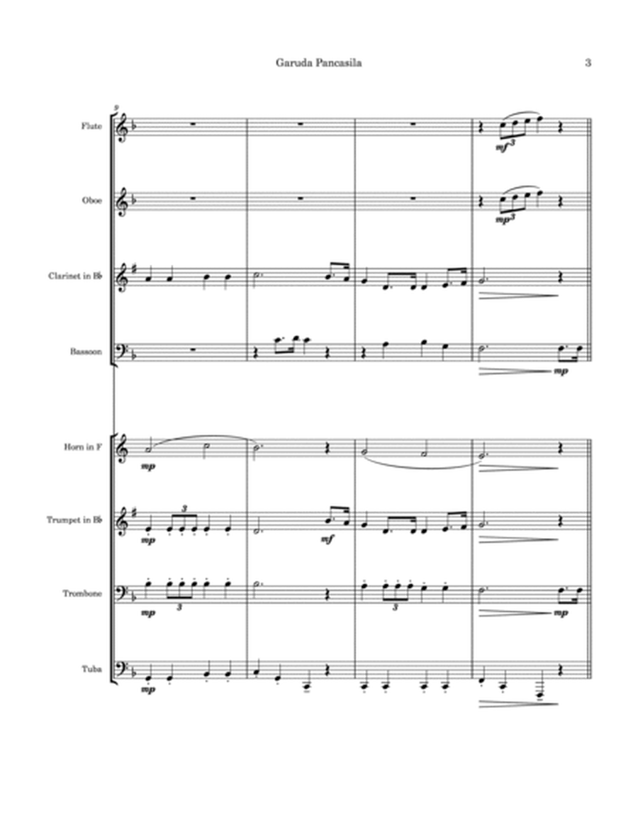 Garuda Pancasila - Woodwind & Brass Ensemble image number null
