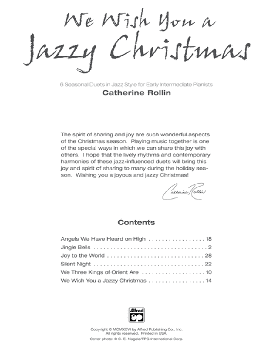 We Wish You a Jazzy Christmas Small Ensemble scores gallery preview page 11